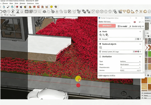 Sketchup和V-ray外部建筑场景渲染大师班视频教程(图5) Sketchup和V-ray外部建筑场景渲染大师班视频教程(图5)