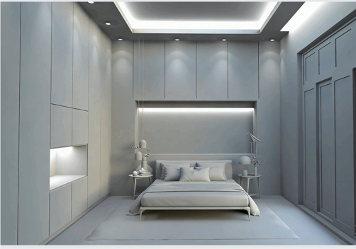 SketchUp与Vray卧室逼真建模与渲染训练视频教程(图1) SketchUp与Vray卧室逼真建模与渲染训练视频教程(图1)