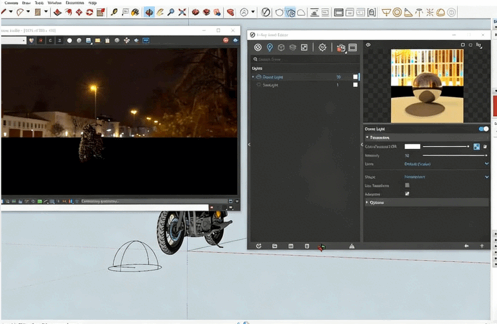 SketchUp与Vray摩托车渲染技术视频教程(图6) SketchUp与Vray摩托车渲染技术视频教程(图6)