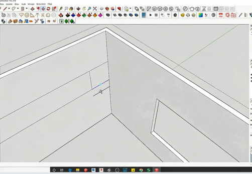 Sketchup与Vray Next逼真厨房建模渲染视频教程(图6) Sketchup与Vray Next逼真厨房建模渲染视频教程(图6)