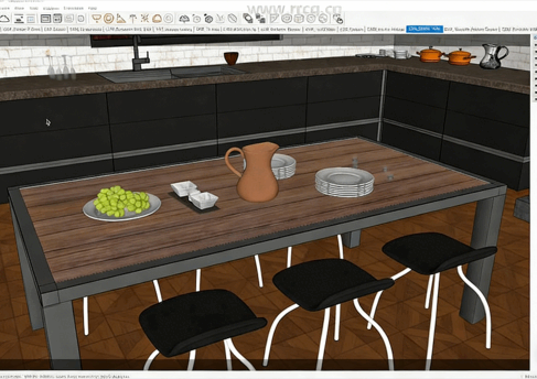 SketchUp中V-Ray Next渲染技术核心训练视频教程(图5) SketchUp中V-Ray Next渲染技术核心训练视频教程(图5)