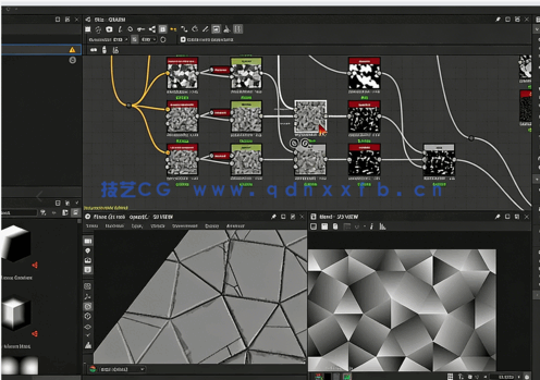 【中文字幕】Substance Designer打造ZBrush雕刻风格破碎陶土砖材质视频教(图4) Substance Designer打造ZBrush雕刻风格破碎陶土砖材质视频教程(图4)