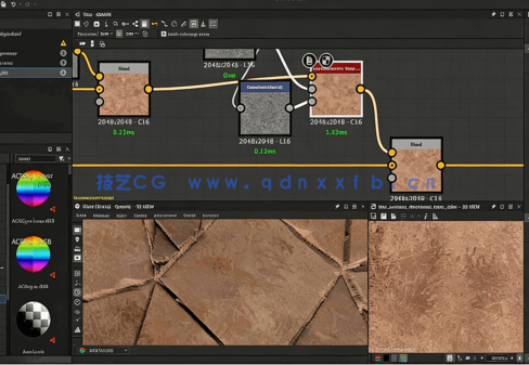 【中文字幕】Substance Designer打造ZBrush雕刻风格破碎陶土砖材质视频教(图6) Substance Designer打造ZBrush雕刻风格破碎陶土砖材质视频教程(图6)