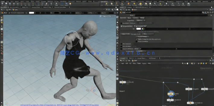 Houdini布料模拟制作核心技能训练视频教程(图4) Houdini布料模拟制作核心技能训练视频教程(图4)