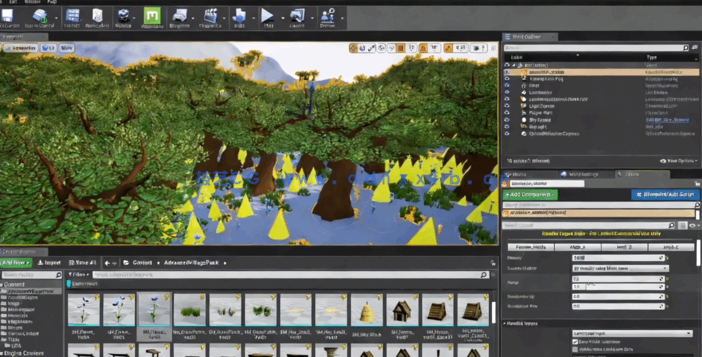 Houdini与UE4中HDA散射节点技术训练视频教程(图3) Houdini与UE4中HDA散射节点技术训练视频教程(图3)