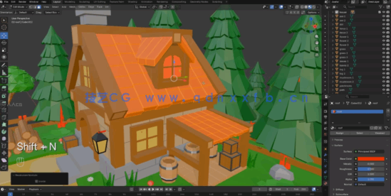 Blender 5.0零基础实战完全指南视频教程(图5) Blender 5.0零基础实战完全指南视频教程(图5)