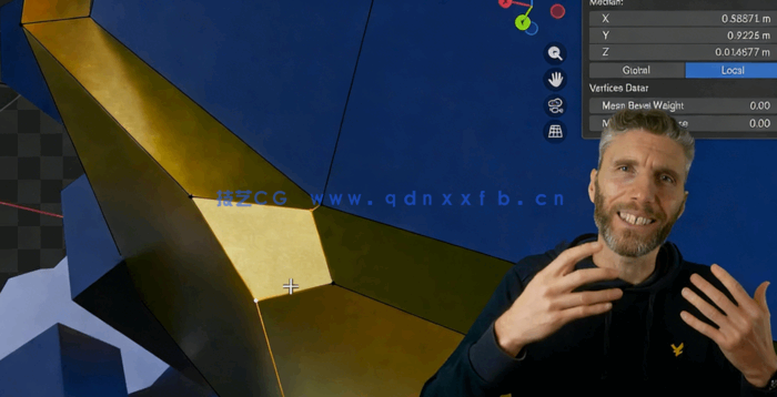 Blender建模核心技能进阶训练视频教程(图3) Blender建模核心技能进阶训练视频教程(图3)