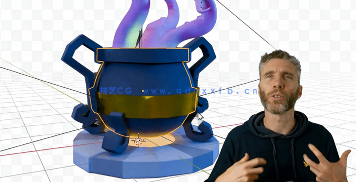 Blender建模核心技能进阶训练视频教程(图4) Blender建模核心技能进阶训练视频教程(图4)