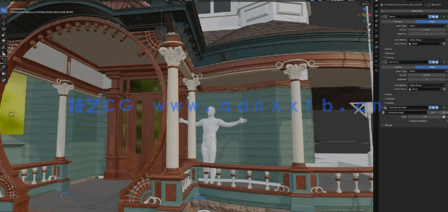 Blender与UE维多利亚风格建筑完整制作流程视频教程(图3) Blender与UE维多利亚风格建筑完整制作流程视频教程(图3)