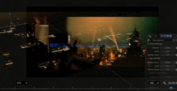 Blender蝙蝠侠场景CG与VFX实战制作全流程视频教程(图3) Blender蝙蝠侠场景CG与VFX实战制作全流程视频教程(图3)