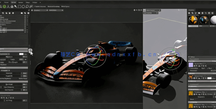 Blender迈凯伦MCL36赛车完整制作工作流程视频教程(图3) Blender迈凯伦MCL36赛车完整制作工作流程视频教程(图3)