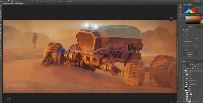 Blender概念艺术场景后期合成技术视频教程(图2) Blender概念艺术场景后期合成技术视频教程(图2)