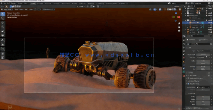 Blender概念艺术场景后期合成技术视频教程(图3) Blender概念艺术场景后期合成技术视频教程(图3)