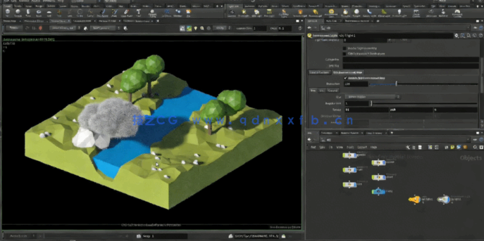 Houdini 18基础核心技能工作流程训练视频教程(图3) Houdini 18基础核心技能工作流程训练视频教程(图3)