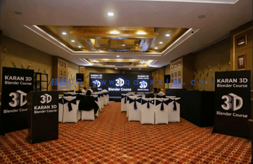 Blender商业展览与活动舞台设计实例制作视频教程(图2) Blender商业展览与活动舞台设计实例制作视频教程(图2)