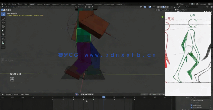 Blender《我的世界》游戏动画全流程实战制作视频教(图4) Blender《我的世界》游戏动画全流程实战制作视频教(图4)