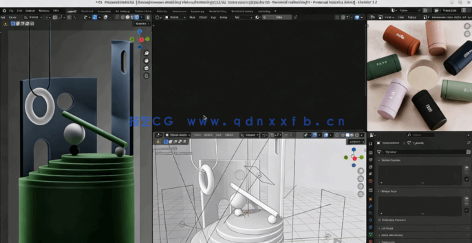 Blender 3D终极课程:从建模到动画训练视频教程(图3) Blender 3D终极课程:从建模到动画训练视频教程(图3)