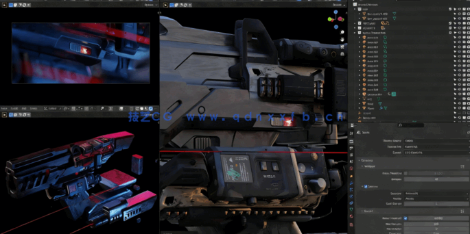 Blender震撼影视级片头实例制作训练视频教程(图5) Blender震撼影视级片头实例制作训练视频教程(图5)