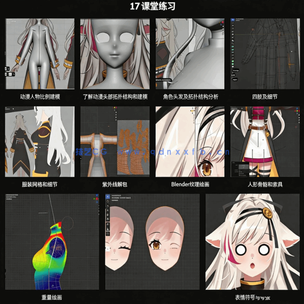 将2D可爱角色转化为3D VTuber虚拟主播形象完整流(图3) 将2D可爱角色转化为3D VTuber虚拟主播形象完整流程视频教程(图3)