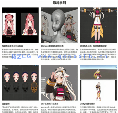 将2D可爱角色转化为3D VTuber虚拟主播形象完整流(图6) 将2D可爱角色转化为3D VTuber虚拟主播形象完整流程视频教程(图6)