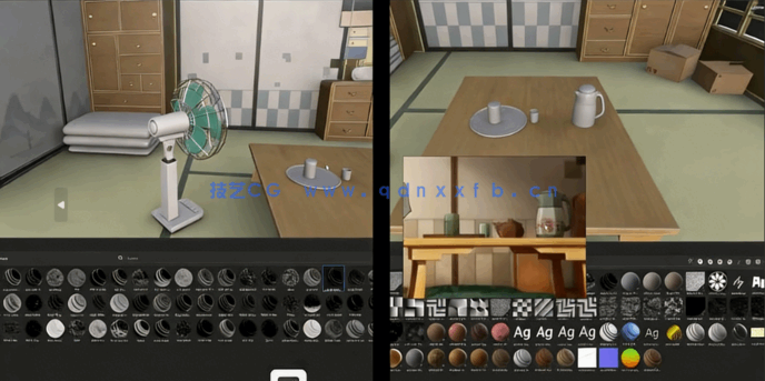 Blender与SP日式动漫风格房屋完整制作流程视频教程(图5) Blender与SP日式动漫风格房屋完整制作流程视频教程(图5)