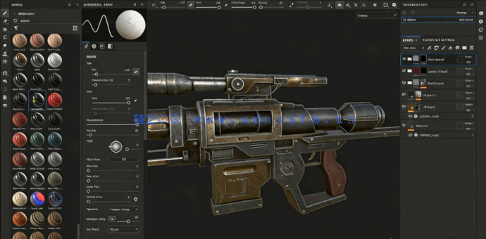 Blender游戏狙击枪模型完整制作流程视频教程(图5) Blender游戏狙击枪模型完整制作流程视频教程(图5)