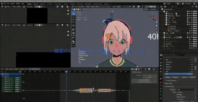 Blender卡通渲染动画核心技术训练视频教程(图6) Blender卡通渲染动画核心技术训练视频教程(图6)