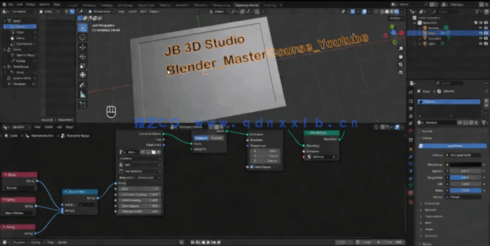 Blender 3D建模初学者入门系统训练视频教程(图6) Blender 3D建模初学者入门系统训练视频教程(图6)