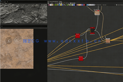 【中文字幕】Substance Designer 3A级游戏沙漠砾石材质制作视频教程(图2) 【中文字幕】Substance Designer 3A级游戏沙漠砾石材质制作视频教程(图2)