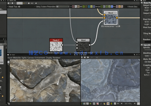 【中文字幕】Substance Designer逼真石墙材质制作大师班视频教程(图4) 【中文字幕】Substance Designer逼真石墙材质制作大师班视频教程(图4)