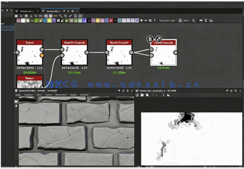 Substance Designer石膏墙纹理制作流程视频教程(图6) Substance Designer石膏墙纹理制作流程视频教程(图6)
