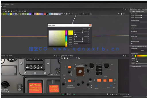 Substance Designer程序化无线电收音机纹理制作视频教程(图3) Substance Designer程序化无线电收音机纹理制作视频教程(图3)