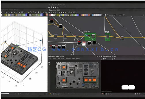 Substance Designer程序化无线电收音机纹理制作视频教程(图4) Substance Designer程序化无线电收音机纹理制作视频教程(图4)