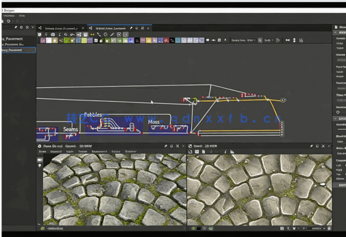 Substance Designer苔藓道路纹理材质制作流程视频教程(图1) Substance Designer苔藓道路纹理材质制作流程视频教程(图1)