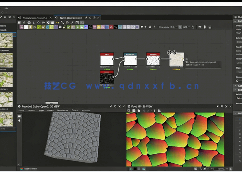 Substance Designer苔藓道路纹理材质制作流程视频教程(图5) Substance Designer苔藓道路纹理材质制作流程视频教程(图5)