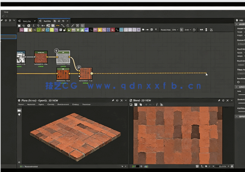 Substance Designer破损屋顶瓦片材质制作视频教程(图1) Substance Designer破损屋顶瓦片材质制作视频教程(图1)