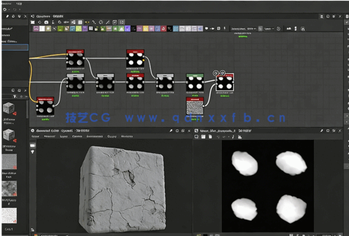 Substance Designer逼真混凝土材质制作流程视频教程(图4) Substance Designer逼真混凝土材质制作流程视频教程(图4)