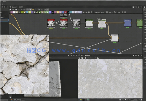 Substance Designer逼真混凝土材质制作流程视频教程(图5) Substance Designer逼真混凝土材质制作流程视频教程(图5)
