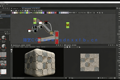 Substance Designer破的瓷砖材质实例制作流程视频教程(图2) Substance Designer破的瓷砖材质实例制作流程视频教程(图2)