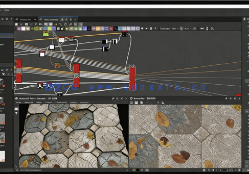 Substance Designer破的瓷砖材质实例制作流程视频教程(图3) Substance Designer破的瓷砖材质实例制作流程视频教程(图3)