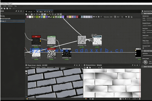 Substance Designer逼真砖墙纹理材质制作视频教程(图1) Substance Designer逼真砖墙纹理材质制作视频教程(图1)