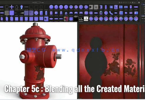 Substance Painter硬表面道具模型纹理制作视频教程(图3) Substance Painter硬表面道具模型纹理制作视频教程(图3)
