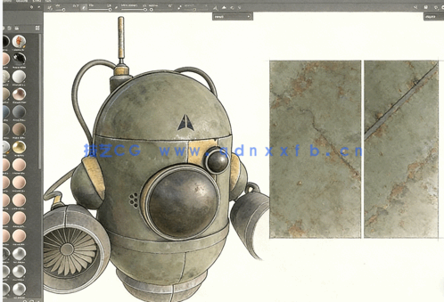 Substance Painter 3D纹理制作基础核心技术视频教程(图4) Substance Painter 3D纹理制作基础核心技术视频教程(图4)