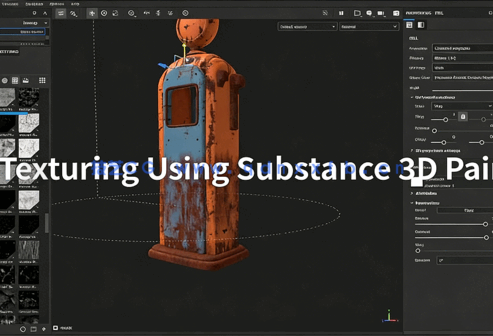 Substance Painter汽车3D场景纹理实例制作视频教程(图3) Substance Painter汽车3D场景纹理实例制作视频教程(图3)