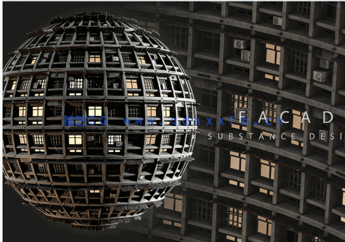 Substance Designer建筑外墙PBR纹理制作流程视频教程(图3) Substance Designer建筑外墙PBR纹理制作流程视频教程(图3)