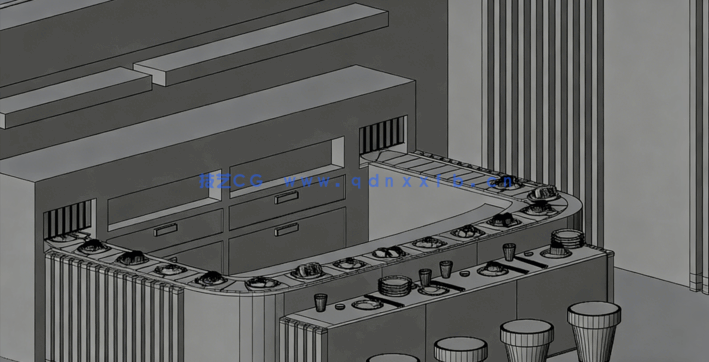 Blender日式回转寿司场景全流程制作视频教程(图3) Blender日式回转寿司场景全流程制作视频教程(图3)