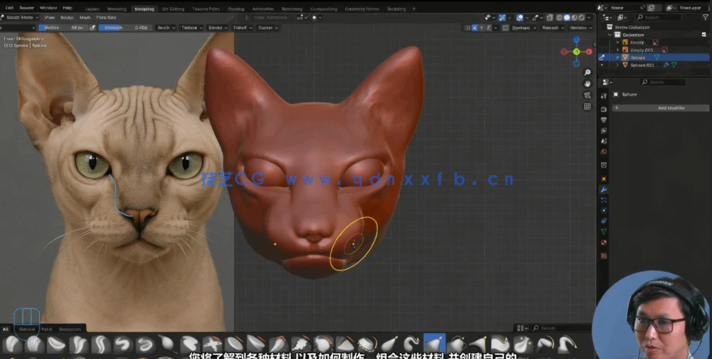 Blender 4.5从入门到精通实战训练视频教程(图2) Blender 4.5从入门到精通实战训练视频教程(图2)
