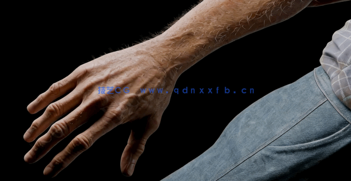 Blender超逼真白发老人制作全流程视频教程(图2) Blender超逼真白发老人制作全流程视频教程(图2)