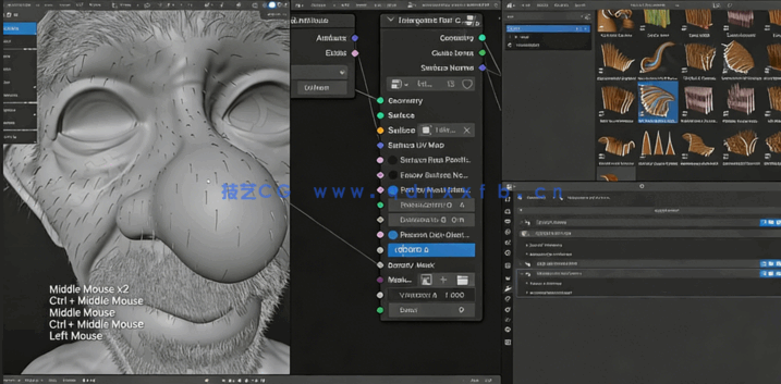 Blender超逼真白发老人制作全流程视频教程(图4) Blender超逼真白发老人制作全流程视频教程(图4)