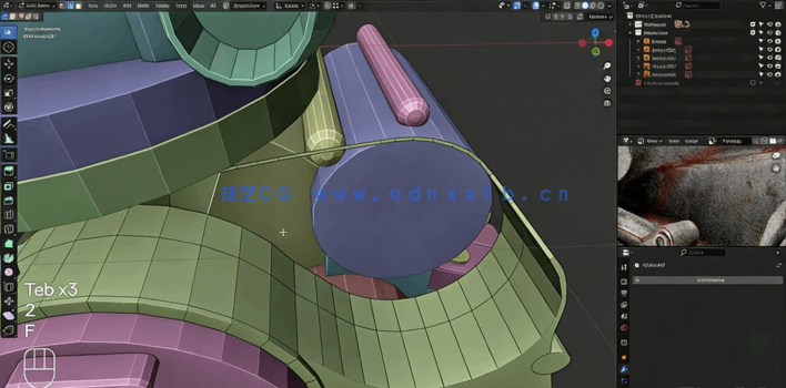 Blender破旧发动机引擎制作全流程视频教程(图2) Blender破旧发动机引擎制作全流程视频教程(图2)